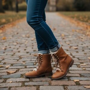NWOT Brother Vellies Leather Mid-Calf Combat‎ Boots, Size 7